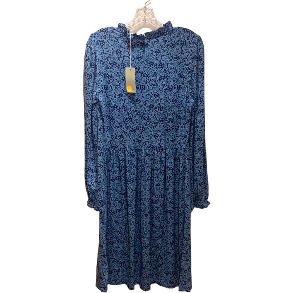 Boden Clara High Neck Long Sleeve Jersey Knit Mini Dress in size 8 Long